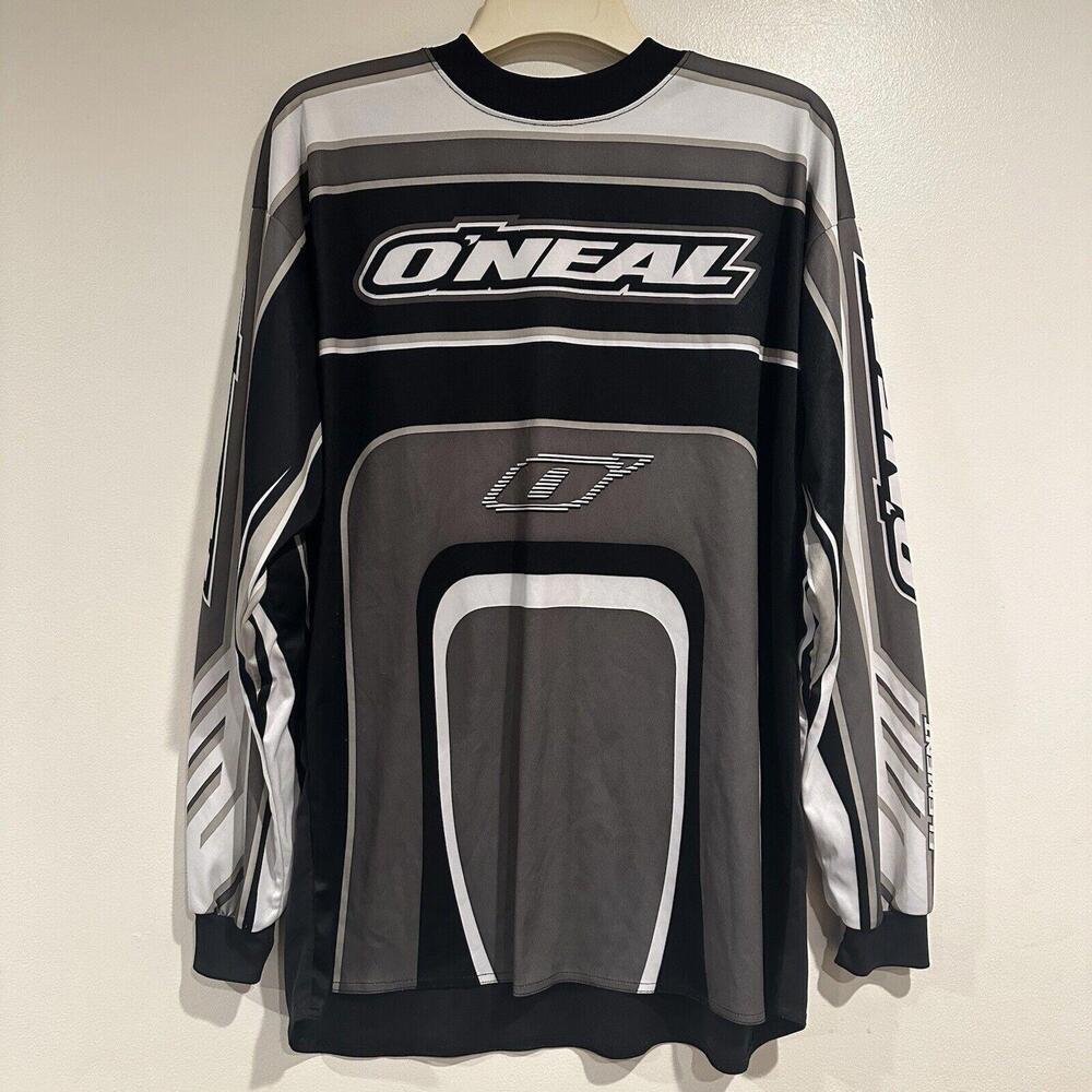 RARE VTG O’Neal Racing Elements Shirt Made in USA Men’s Motocross All Over Print